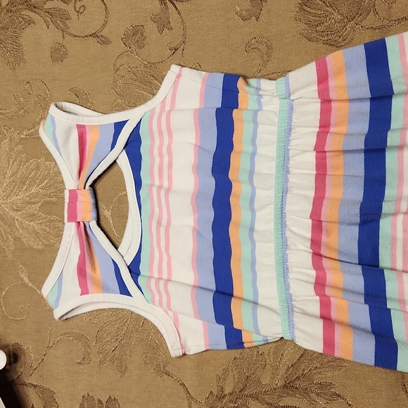 SUMMER DRESS Cat & Jack Comfy Striped Summer Tank Dress S/P  6 - 6x - Picture 4 of 5